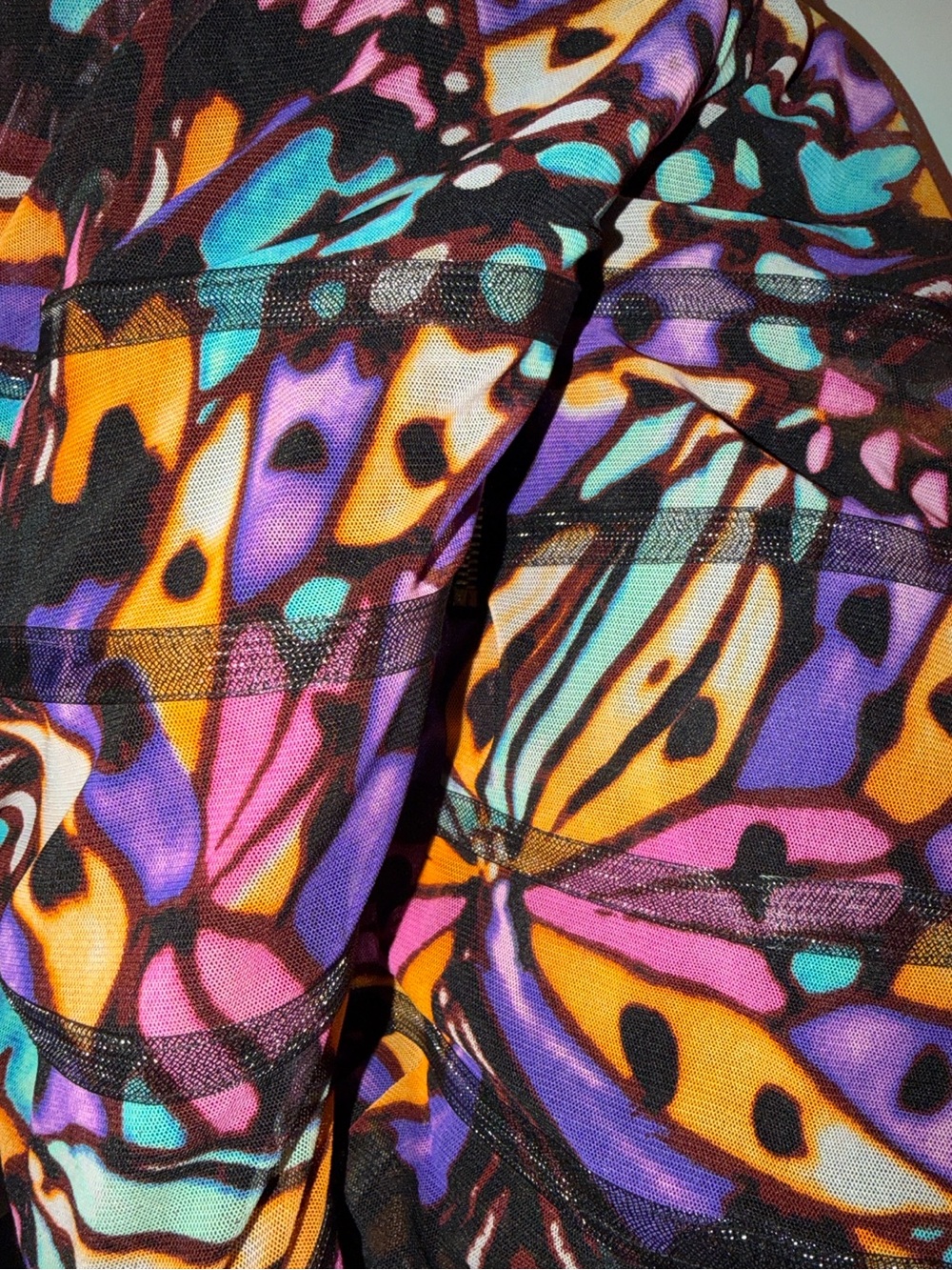 Betsey Johnson Butterfly Print Fit & Flare Dress – Size 8 - Picture 3 of 4